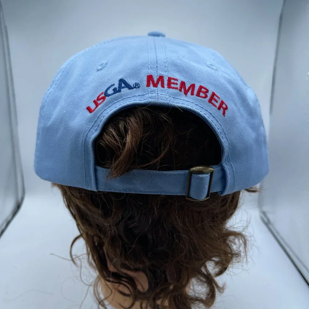 🏌️‍♂️ 2019 U.S. Open Pebble Beach Golf Hat - Light Blue - USGA Member Exclusive - Picture 4 of 7